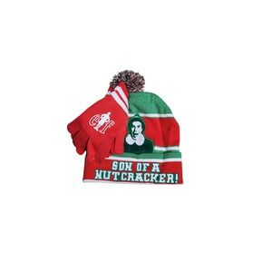 Elf Movie Son of‎ a Nutcracker Beanie and Gloves Set One Size